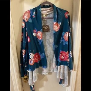 Matilda Jane Lazy Days Floral Cardigan NEW Size M